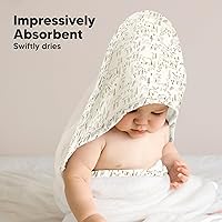 Vista 5 de KeaBabies Toalla de bebé con capucha para recién nacido - Viscosa derivada de bambú, toallas de baño grandes para bebé con capucha para niños