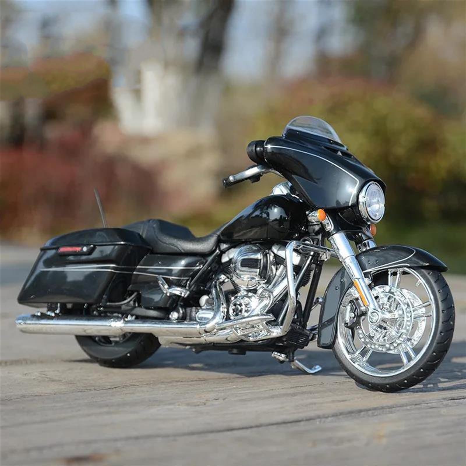 SEYXF Motorbike Toy Motorcycle Model Simulation Alloy Toy 1:12 for Harley for Davidson Street Glide Special(with Foam Box)