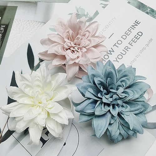 Miniatura 8 de 2 alzapaños magnéticos de flores para cortina, hibisco, clips decorativos para atar en la parte trasera de la ventana, cuerdas de sujeción para el