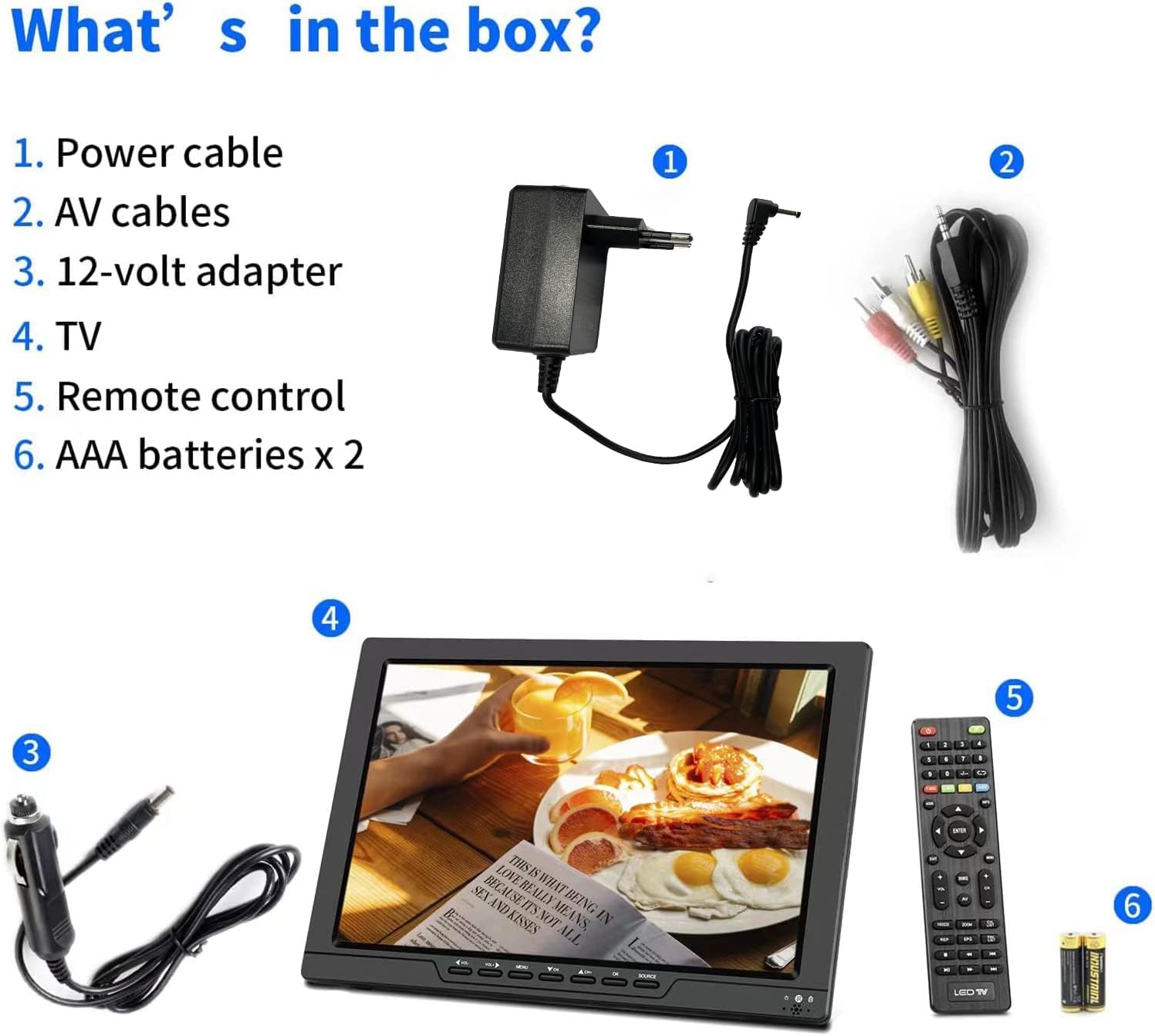 HDMI connection to KCR Portable TV