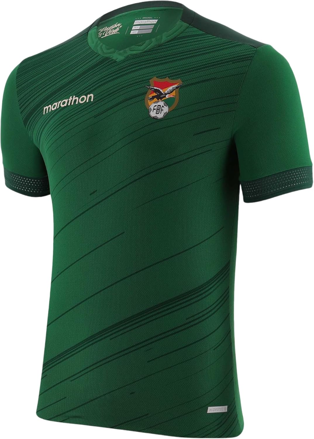 Official Bolivia National Soccer Jersey, Green, 2024 Current Edition - Camiseta Original y Actual Selección Boliviana