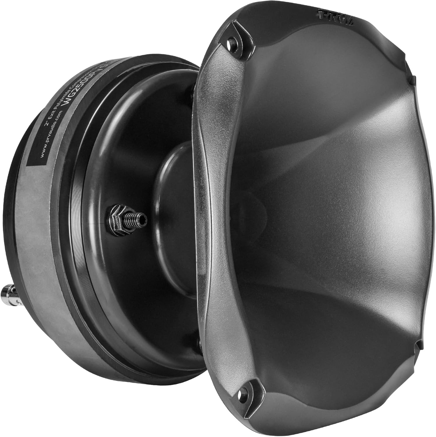 PRV AUDIO WG2500Py Slim 200 Watts 2" Exit Mids & Highs Horn Driver 8 Ohm 107dB PRO Audio Polyimide Compression Driver with Shallow Waveguide