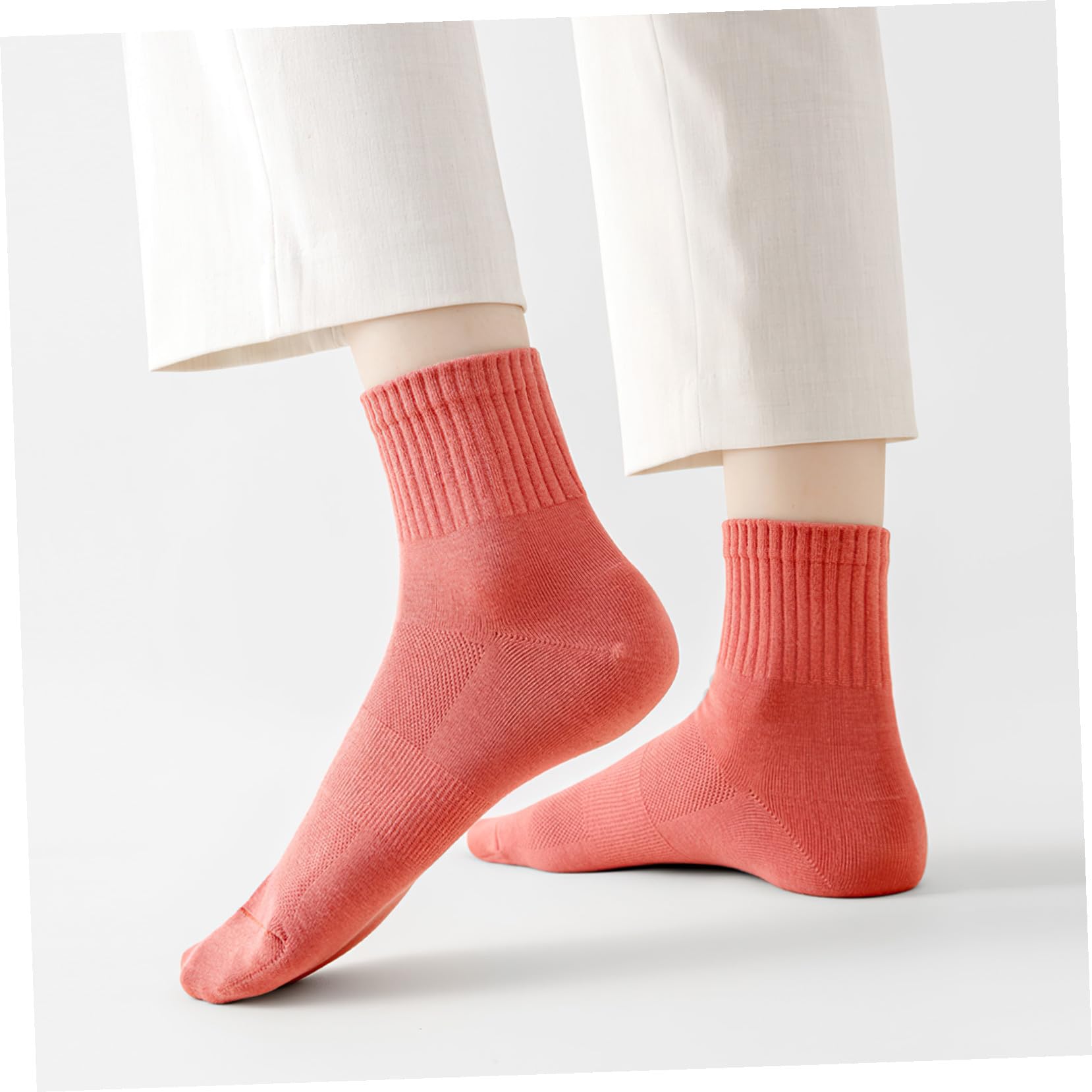 Ipetboom Calze Donna a Metà Polpaccio in Cotone 10 Paia per Walking | Traspiranti e Sottili, Morbide Effetto Traspirante, Adatte per Varie Attività Quotidiane