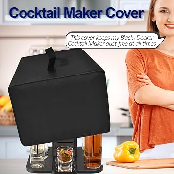 Cover for BLACK+DECKER Cocktail Maker Machine BEHB101 (Black)