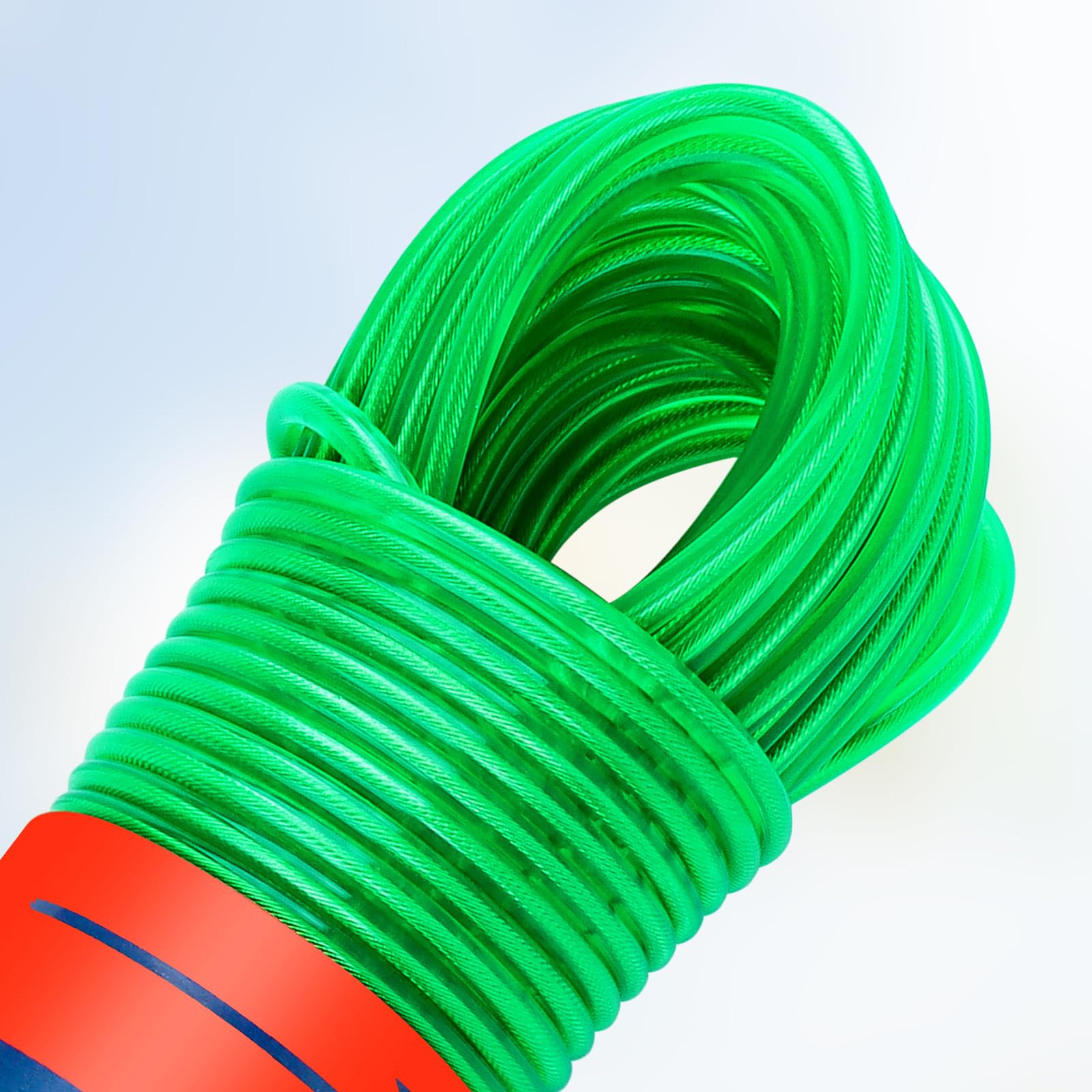 Corde à Linge Extérieur 40m - Noyau Acier, PVC Imperméable, Support 120kg