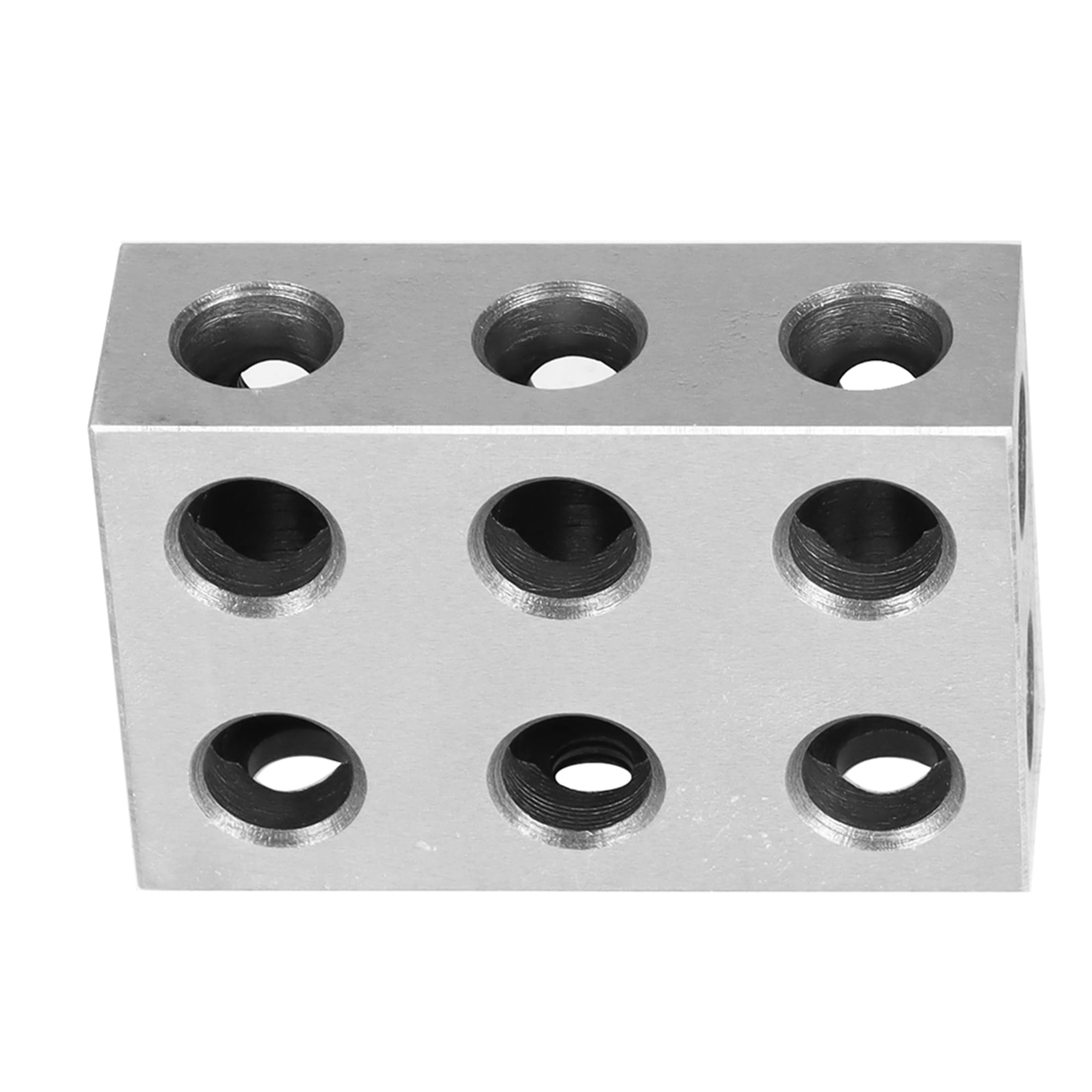 Thomletha 1-2-3 Steel Parallel Block Set 11 Holes Perpendicularity Accuracy 0.0001in 1 2 3 Block