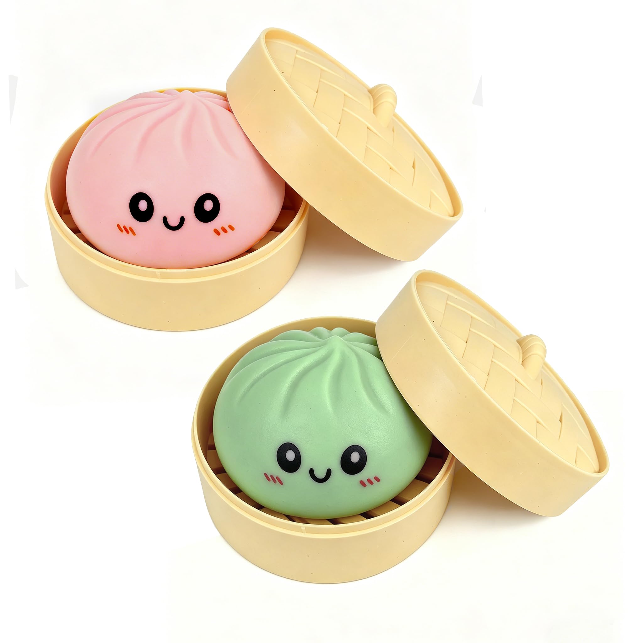 Colorful Dumpling Squishies New Mystery Glitter Squishies Dumpling with Box Stress Relief Balls Sensory Toys Desk Squeeze Toys Gift — view 14
