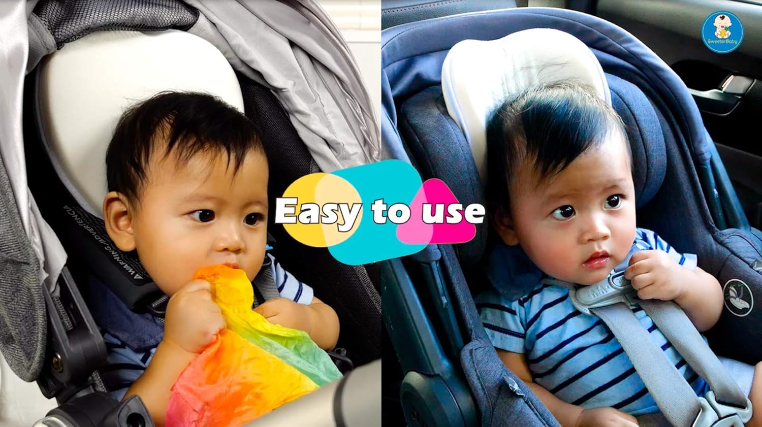 Baby Pillow for Flat Head Prevention Prevent Plagiocephaly for Infant and Newborn Head Shaping Pillow (0-12months) : Baby