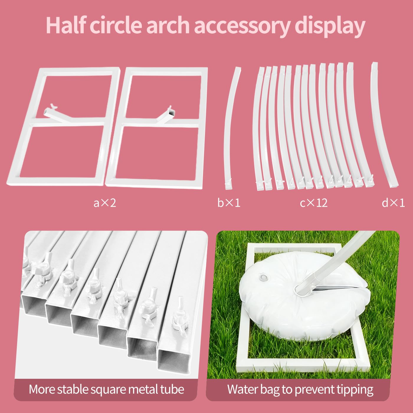 Fiita 8 FT Gouden Ronde Achtergrond Stand Cirkel Ballonboog Frame Grote