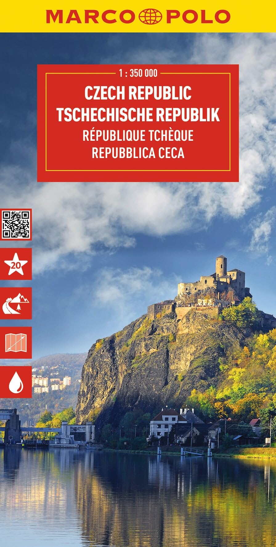 Czech Republic Marco Polo Map: 1:350000: Wegenkaart Schaal 1 : 350.000 (Marco Polo Wegenkaart)