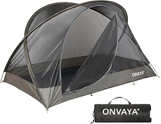 ONVAYA® Insektenschutzzelt ǀ für 2 Personen ǀ einfacher Aufbau ǀ Moskitonetz für Camping, Terrasse oder Park