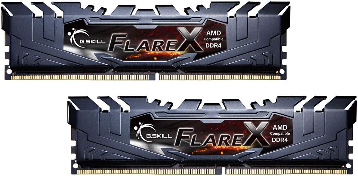 G.SKILL F4-2133C15D-16GFXR 16 GB (8 GB x 2) Flare X Series DDR4 2133 MHz PC4-17000 CL15 Dual Channel Memory Kit - Red