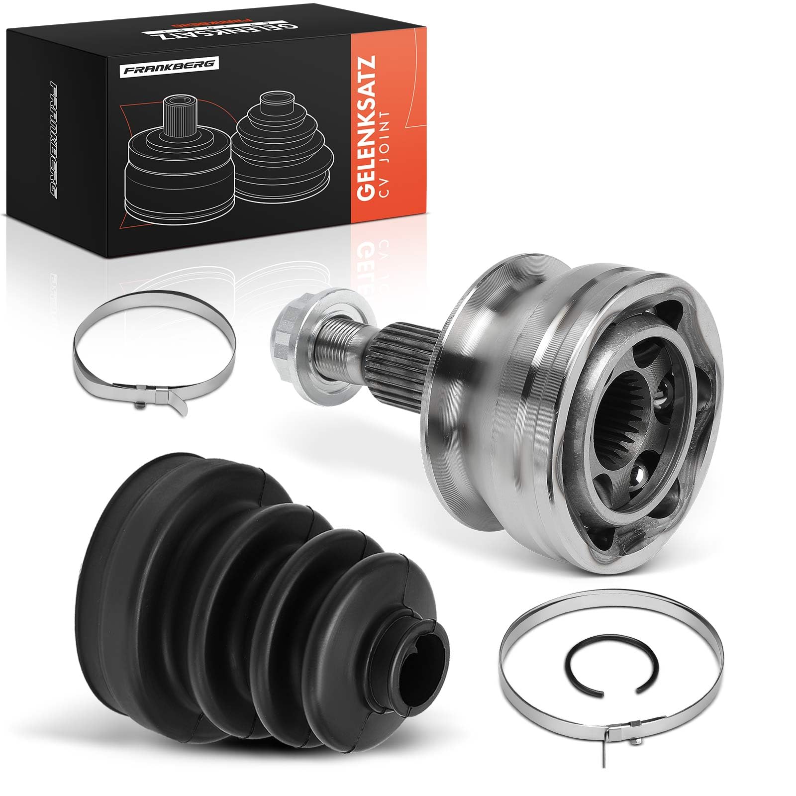 Frankberg Gelenksatz Radseitig Vorderachse Links Rechts Kompatibel mit A-Klasse W169 A150-A200 1.5L-1.7L B-Klasse W245 B150-B200 1.5L-2.0L Replace# 1693604372
