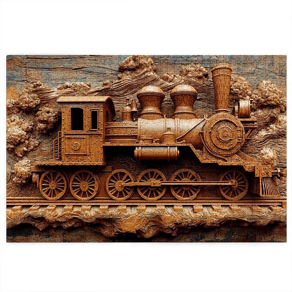 B-72 puzzle 4000 elementów, abstrakcyjne puzzle, 4000 elementów, drewniane puzzle dla dorosłych, trudna łamigłówka, gra logiczna dla całej rodziny, drewniane puzzle, dekoracja salonu, prezenty, B-72