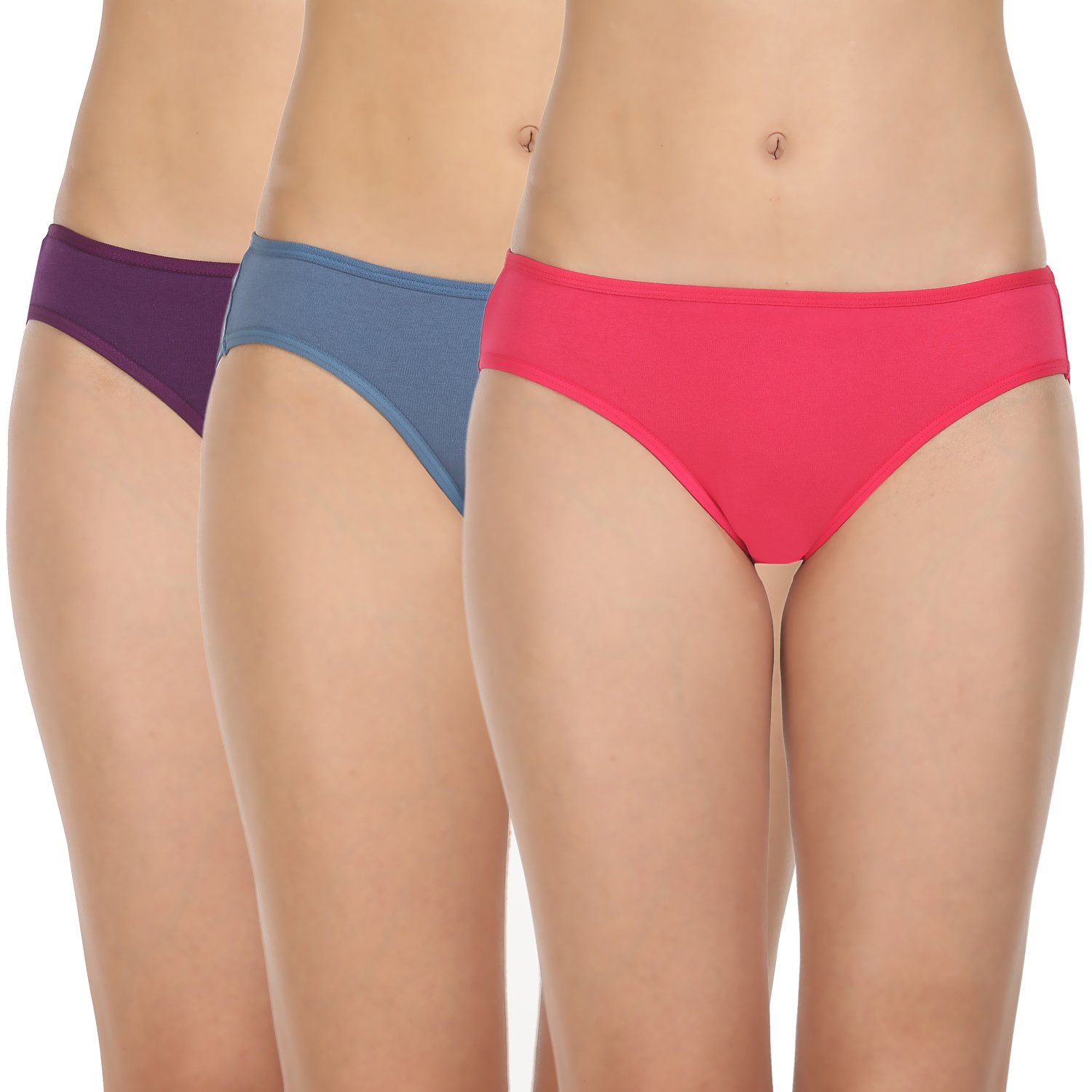 bodycare Women's Cotton High Cut Bikini Brief(1440C) Pack of 3-picture-41