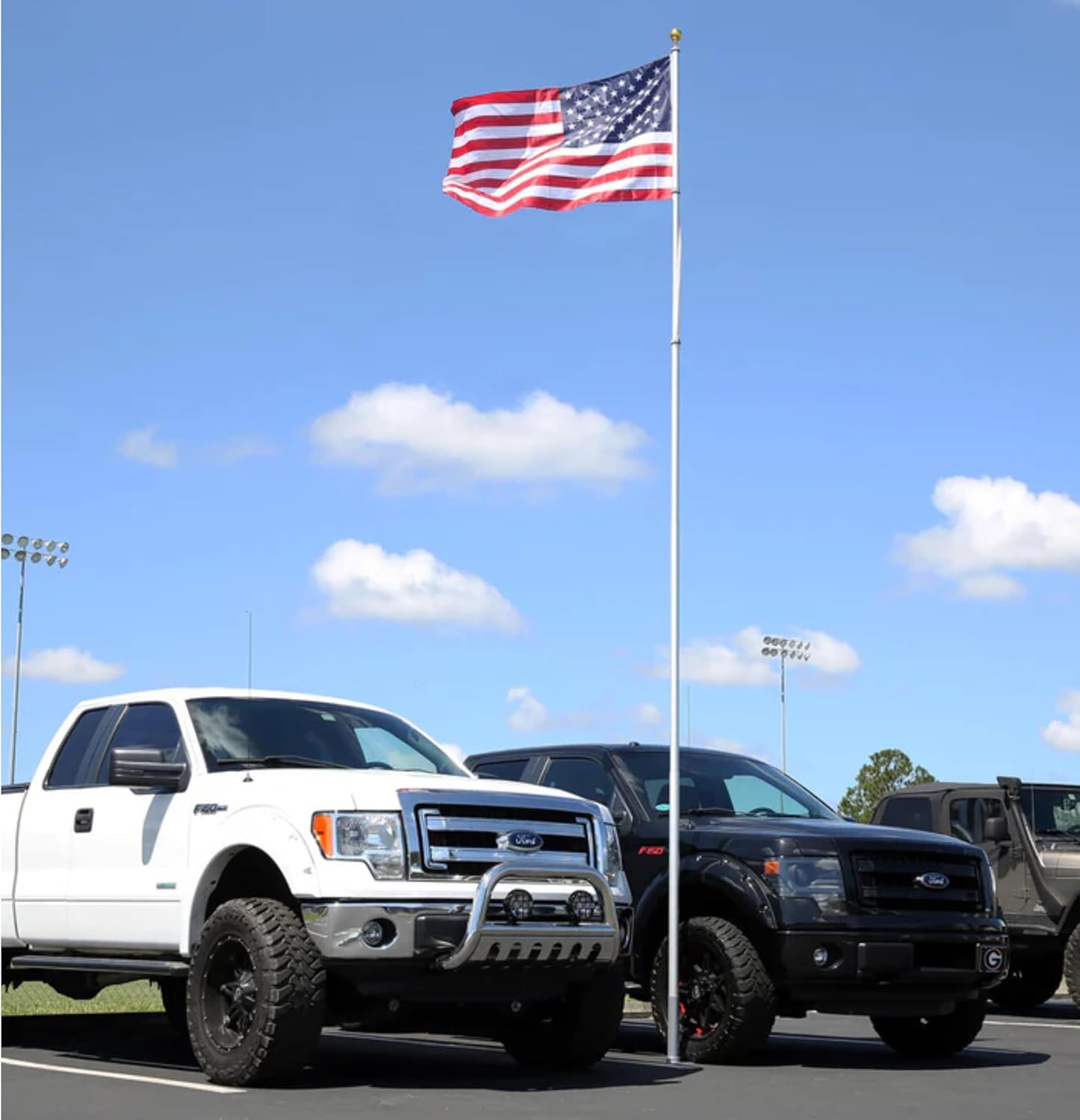 Tire Mount for Portable Flagpole- Large