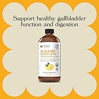 Vista 5 de Gallbladder Complete 16oz Suplemento de fórmula líquida orgánica natural para limpieza, apoyo y lodos para hinchazón, indigestión
