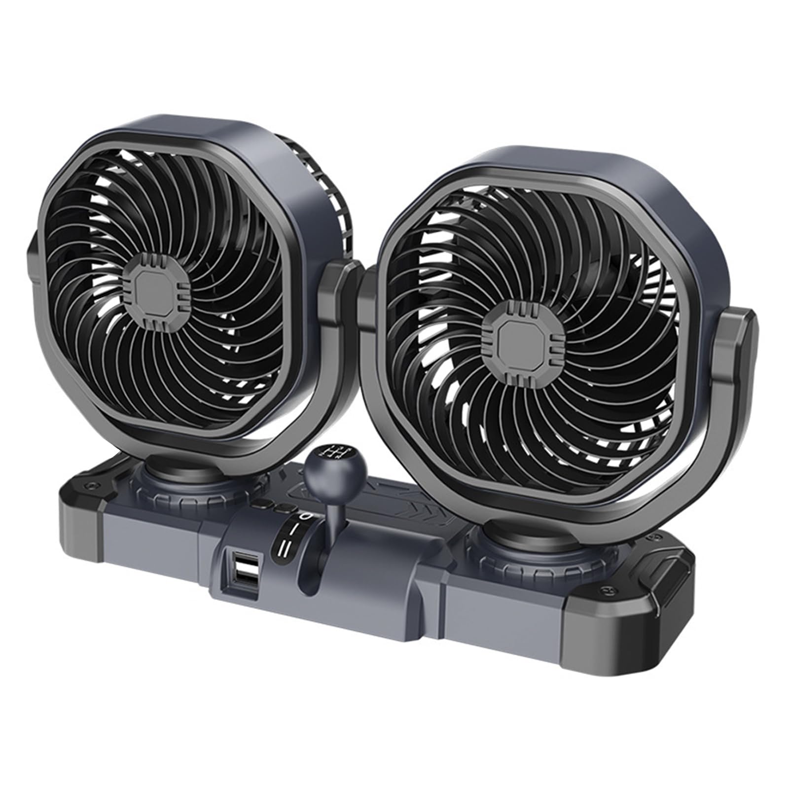 Generisch Ventilateur en ABS léger et peu encombrant avec double modèle USB