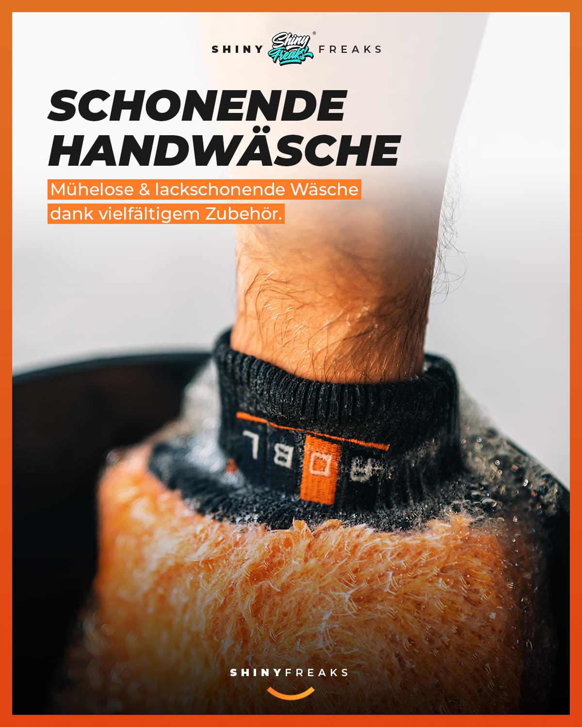 Auto Waschset: ADBL Wascheimer Set (13L | gold) + Grit & Deckel für die Auto Handwäsche - schonende Reinigung, Pflege & Versiegelung von Lack und Felgen - Autopflege, waschen | 10-teilig