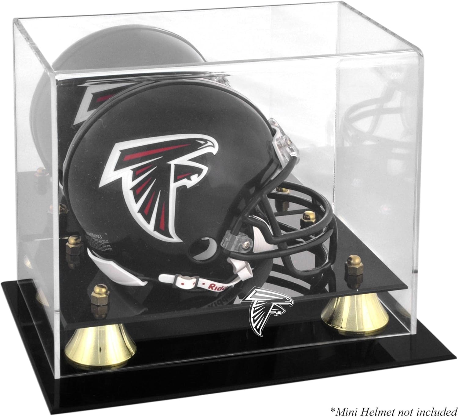 Atlanta Falcons Mini Helmet Display Case - Football Mini Helmet Free Standing Display Cases ''Case Only''