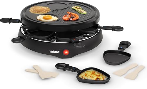 Tristar Tristar Raclette für 6 Personen mit Crêpe-und Grill-Bereich — Raclette