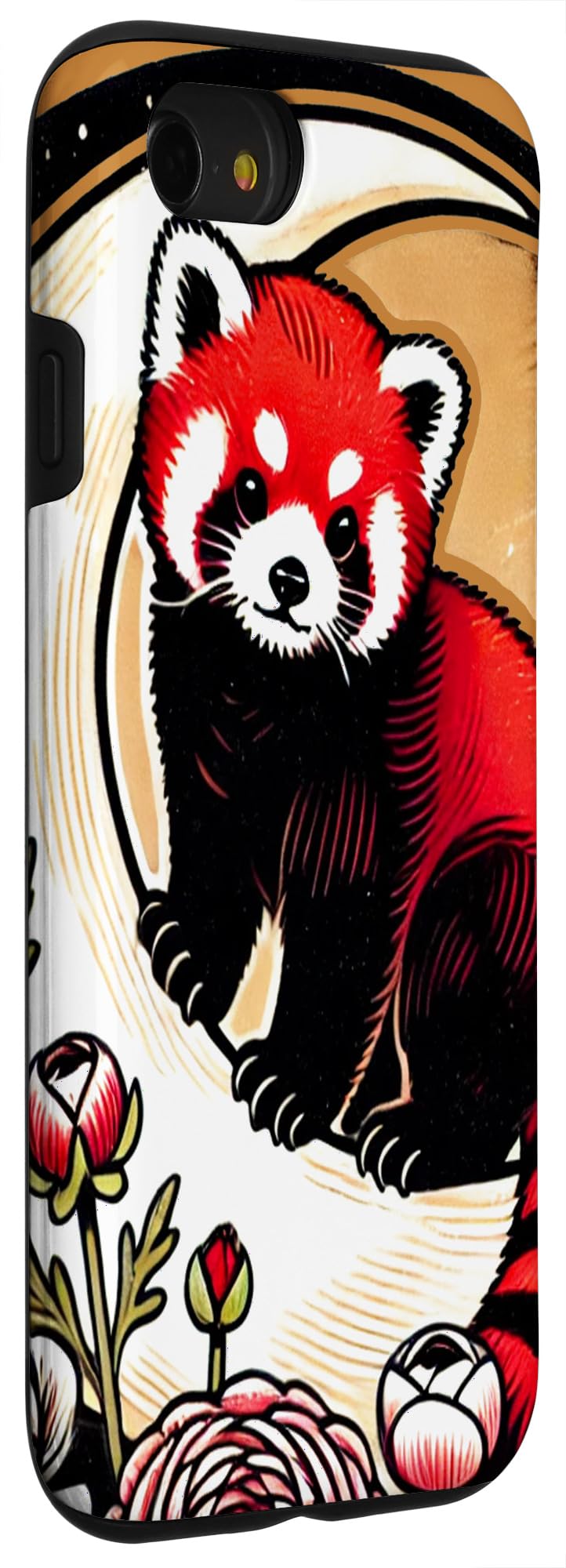iPhone SE (2020) / 7 / 8 Red Panda Illustration Red Pandas design Case - Image 3