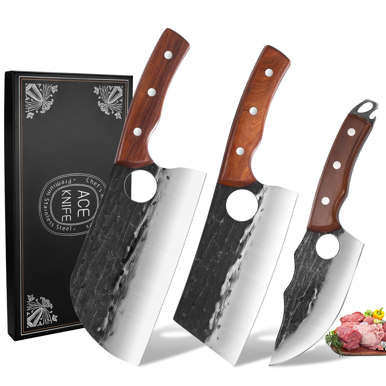 Amazon.com: ACEKNIFE Chef Knife Set, 3 PCS Japanese Kitchen