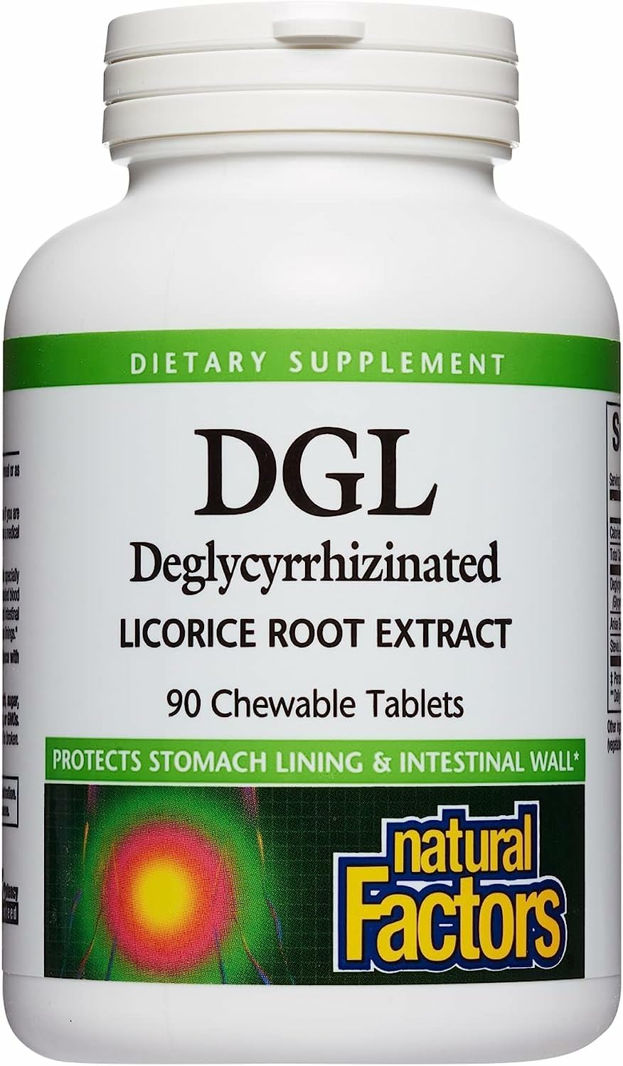 Natural Factors, DGL, 90 Chewable Tablets