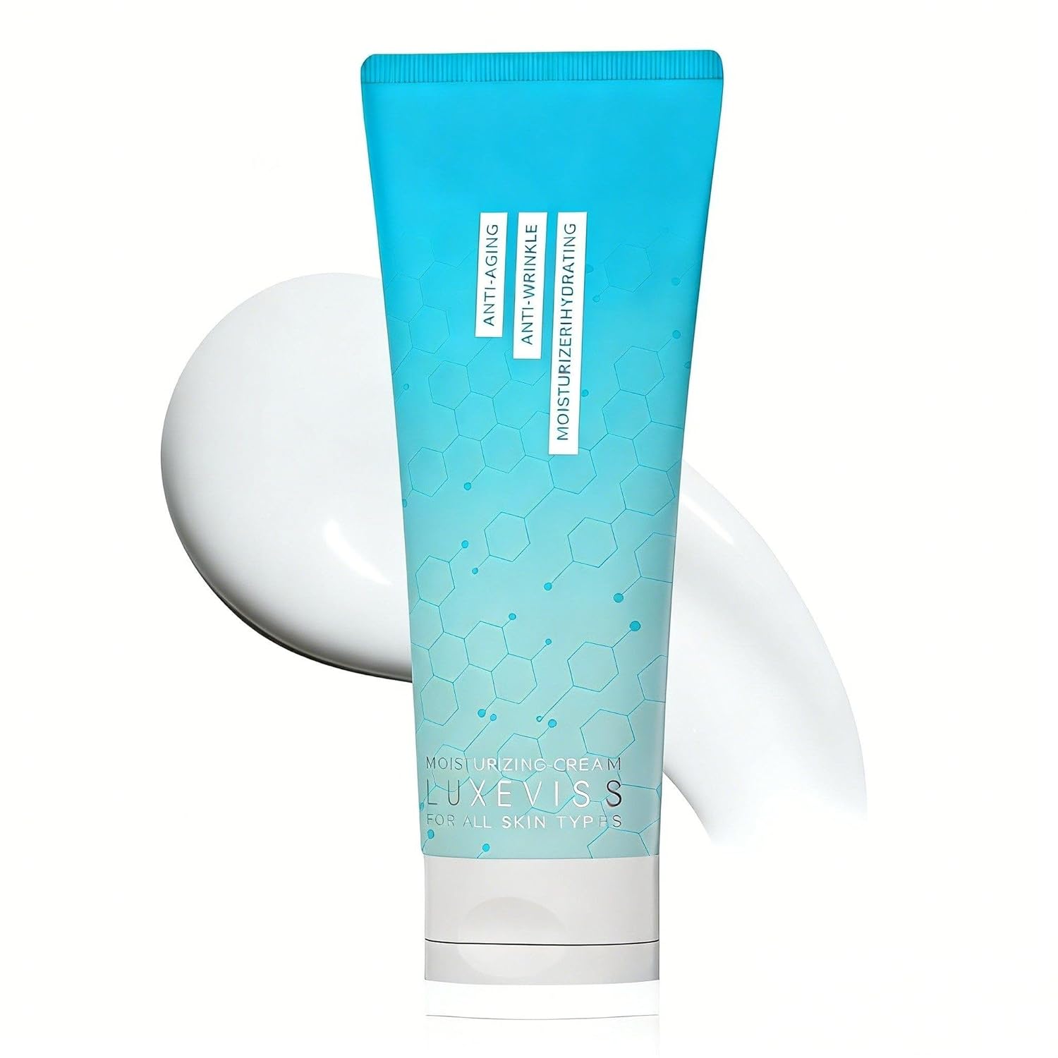 Overnight Anti-Aging Repair Cream – 30-Second Fast Absorbing, Overnight Repair with Ceramides, Collagen Peptides and Hyaluronic Acid Deeply Hydrating, Fragrance-Free-2.102 Fl Oz