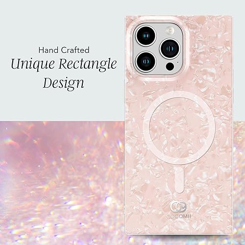 Miniatura 10 de Cocomii Funda cuadrada compatible con iPhone 13 Pro Max  Compatible con MagSafe, Luxury, Slim, Glossy, Opalescent Pearl, Iridescent Glitter, Fácil