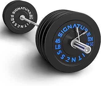 Fitvids Olympic Bumper Plates Set, 2" Weight Plates for Strength Training & Weightlifting, Paris or Set or Set with Barbell, Multiple Options