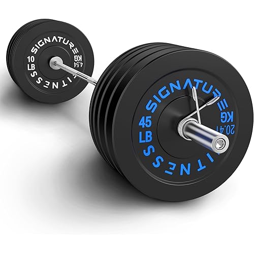 Olympic Bumper Plates Set, 2" Weight Plates for Strength Training & Weightlifting, Paris or Set or Set with Barbell, Multiple Options