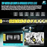 Vista 3 de Nilight LED Light Bar 32 Inch 29LED Single Row Spot Screw-Less Night Vision Off Road Driving Lights w/16AWG Rocker Switch Wiring Harness Kit for