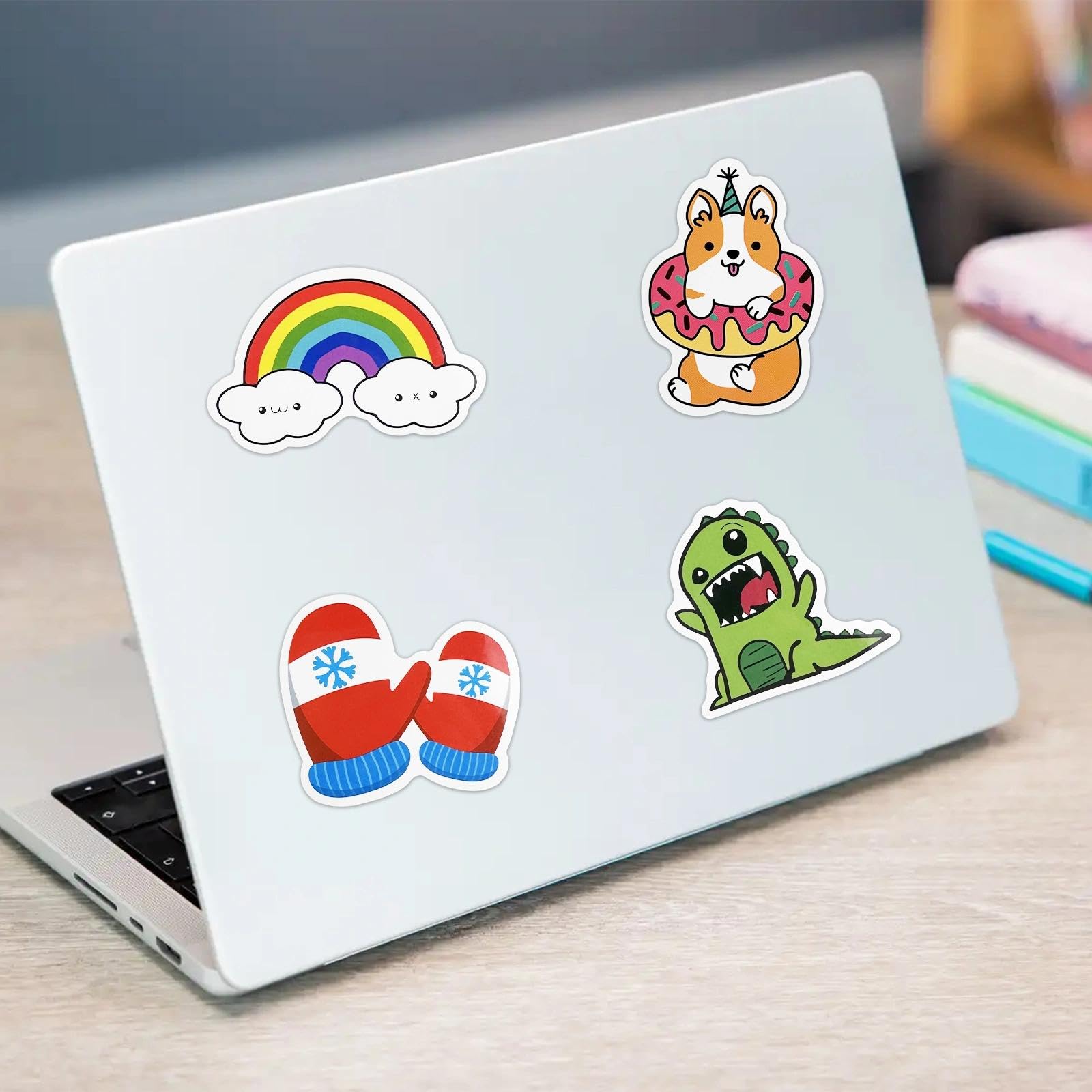Wassergefüllte Cartoon-Aufkleber Für Kinder – Wiederverwendbar, Selbstklebend, Für Notizbücher & Mehr