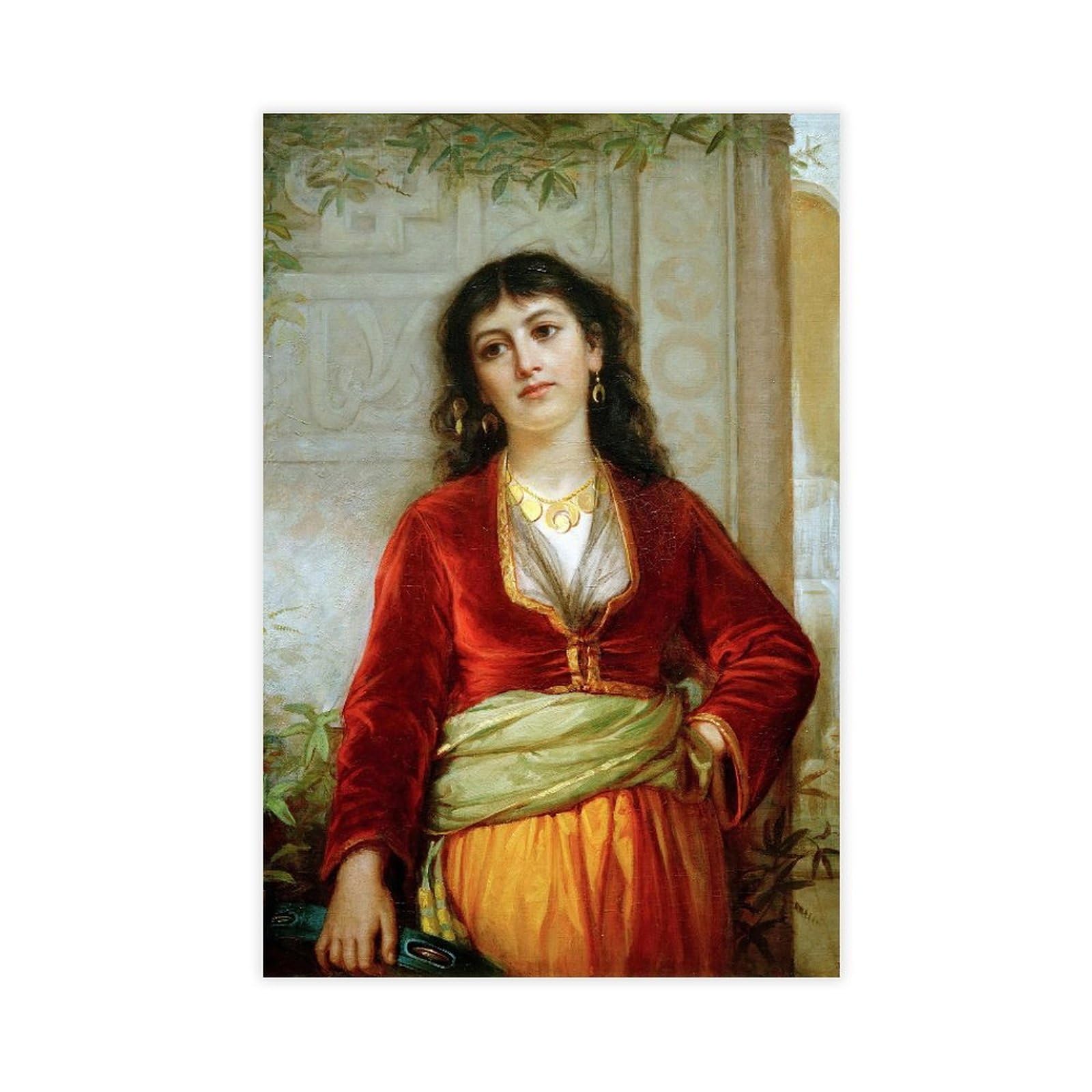PIANK The Unwelcome Companion (A Street Scene in Cairo) di John William Waterhouse, poster da parete per camera da letto, ufficio, stanza, regalo, senza cornice, 61 x 91,4 cm