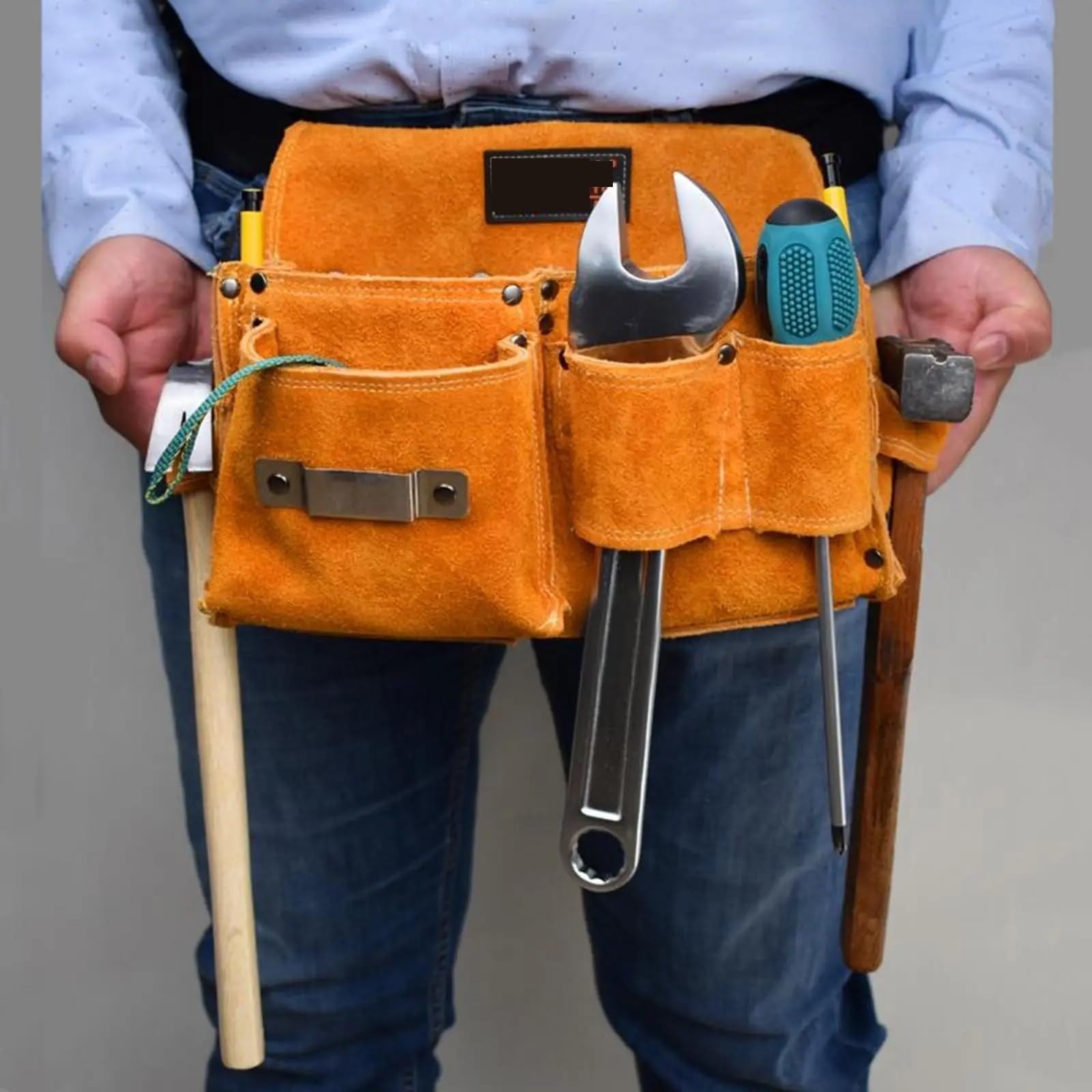 Trousse à Outils Pour échelle Organisateur de pochette à outils en simili cuir