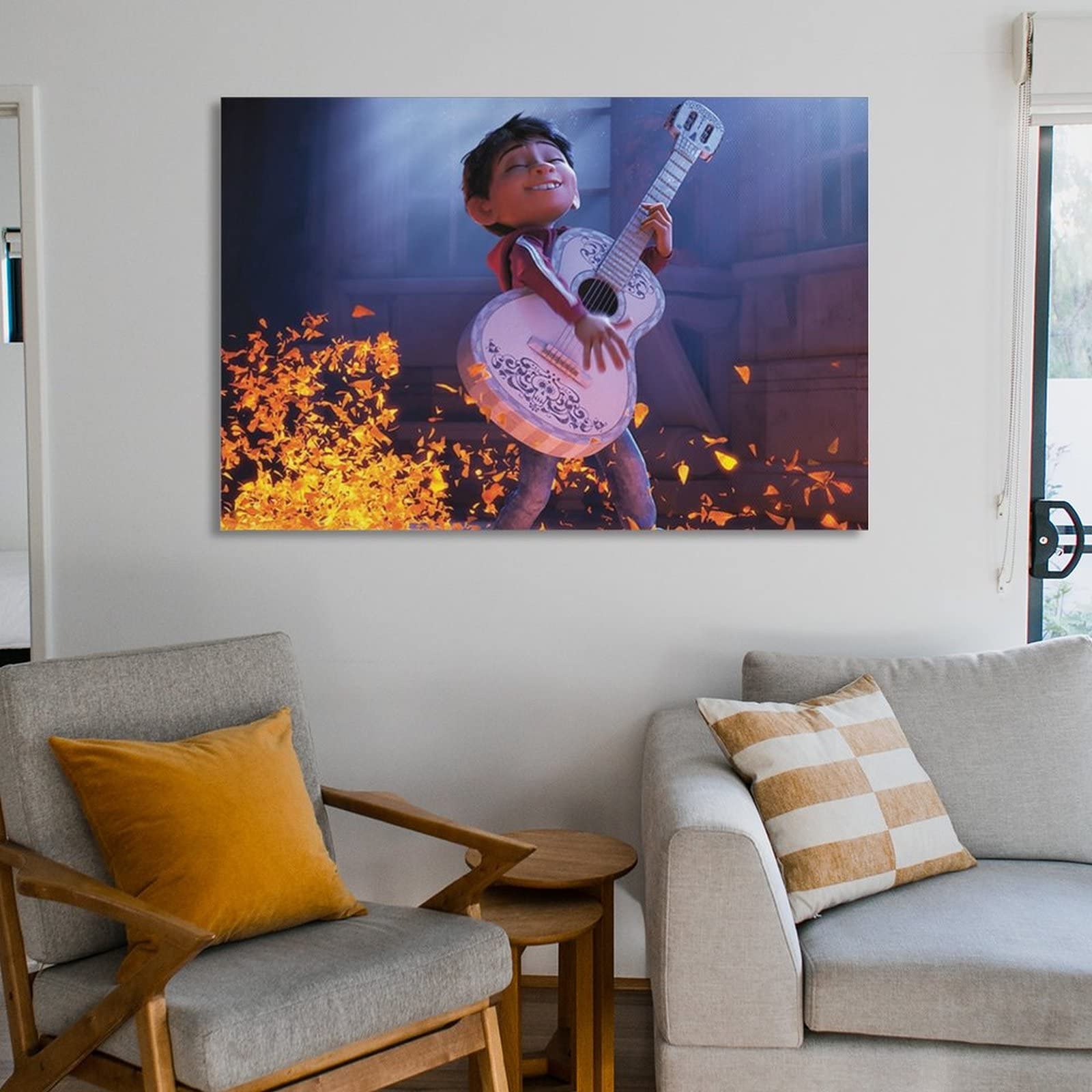 Poster Toile Coco - Décoration Murale 30x45 Cm, Impression Haute Qualité, Toile Résistante - Pour Salon, Chambre, Bureau - 6