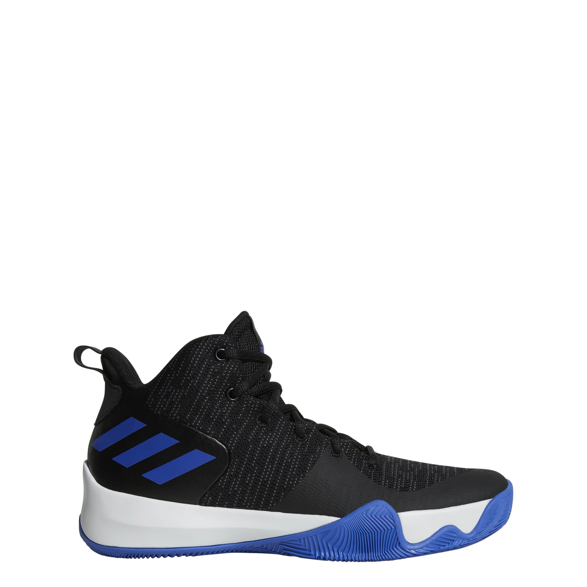 adidas Explosive Flash, Herren Basketballschuhe, Schwarz (Negbás/Azalre 000), 39 1/3 EU