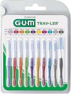 GUM TRAV-LER Besen Interdentalbürsten, 10 Stück