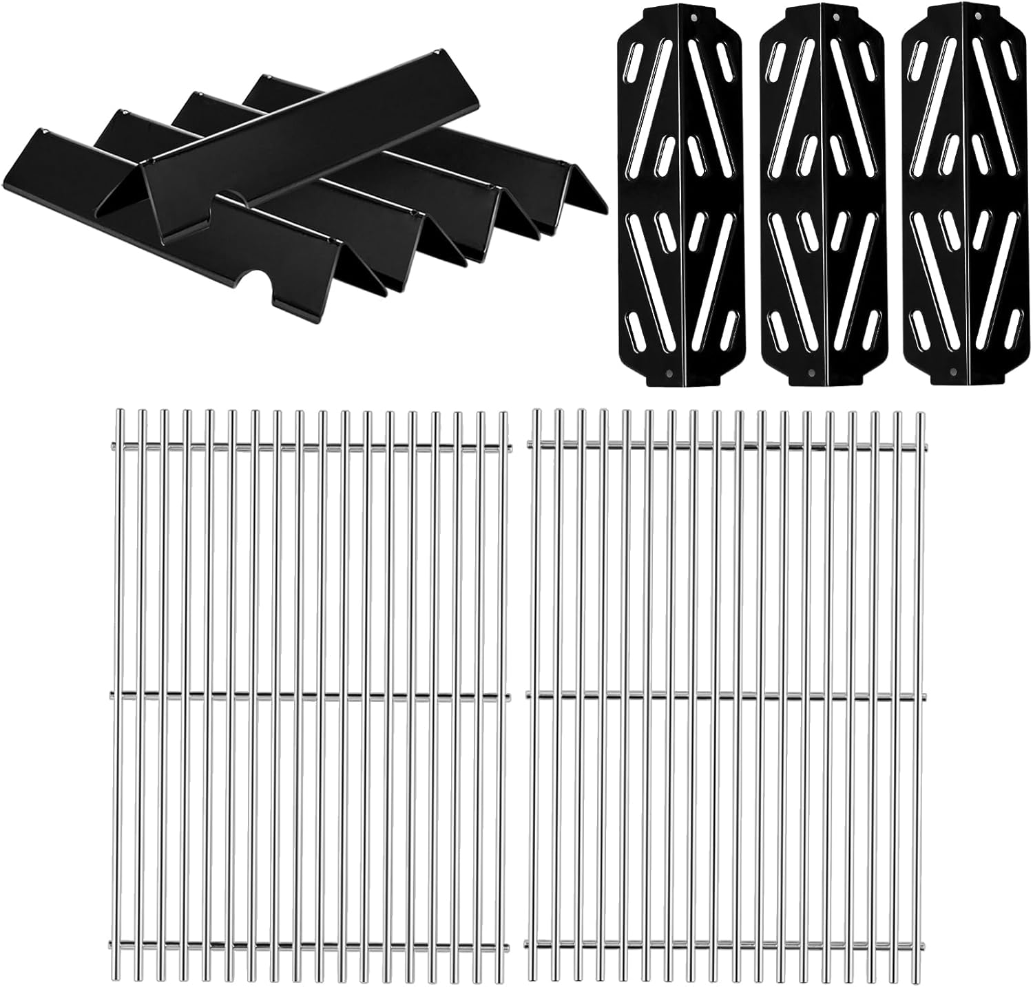Genesis II E-310 Replacement Parts for Weber Genesis II Grill Parts GS4 II E310 II E-315 II E-330 II E-335 II E-345 Grill Grates Flavorizer Bars Heat Deflectors Genesis 2 Parts 66095 66032