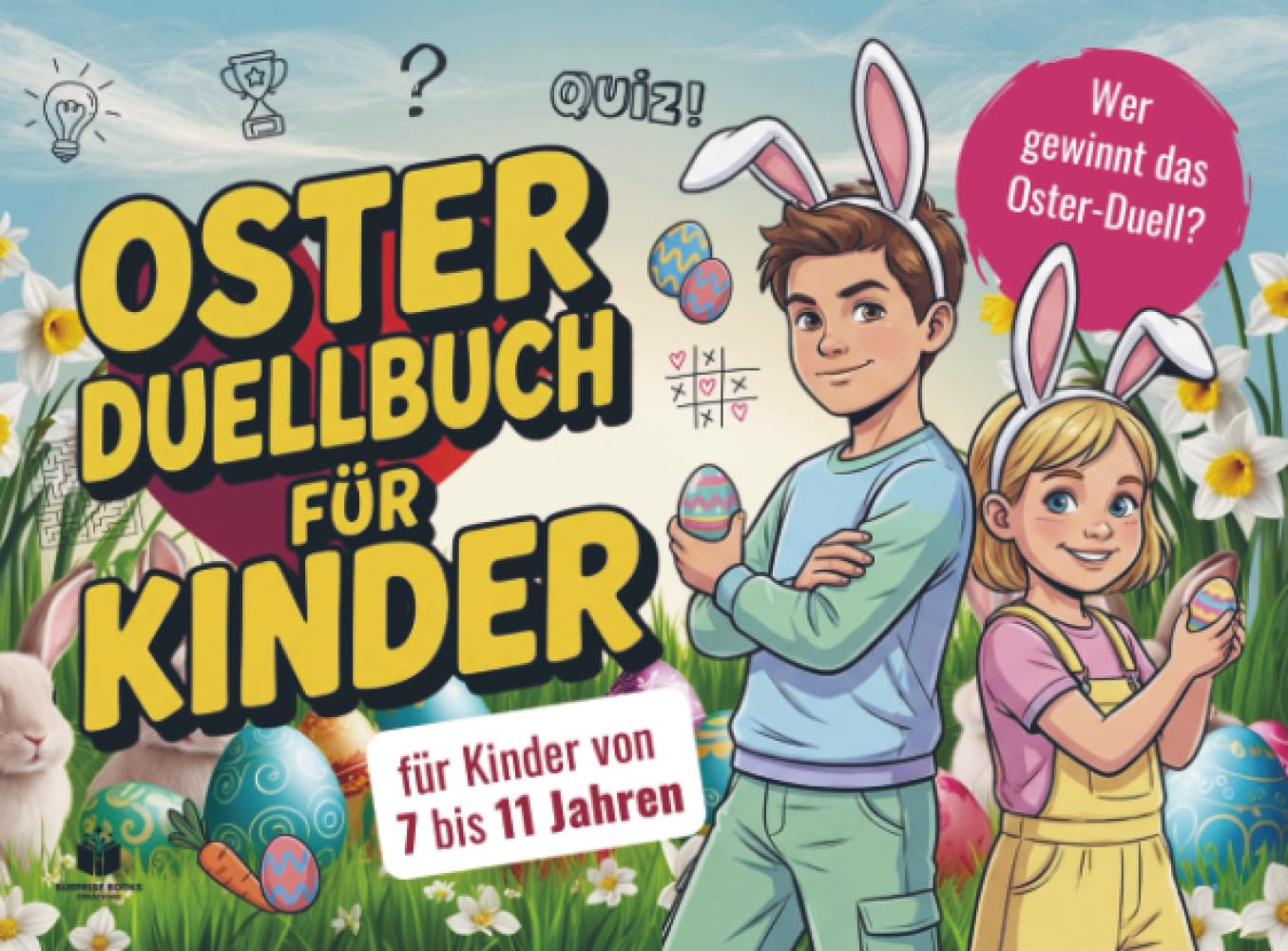Oster Duellbuch für Kinder: Ostergeschenke für Kinder von 7 bis 11 Jahren - 24 spannende 1-gegen-1 Battles für Geschwister und Freunde