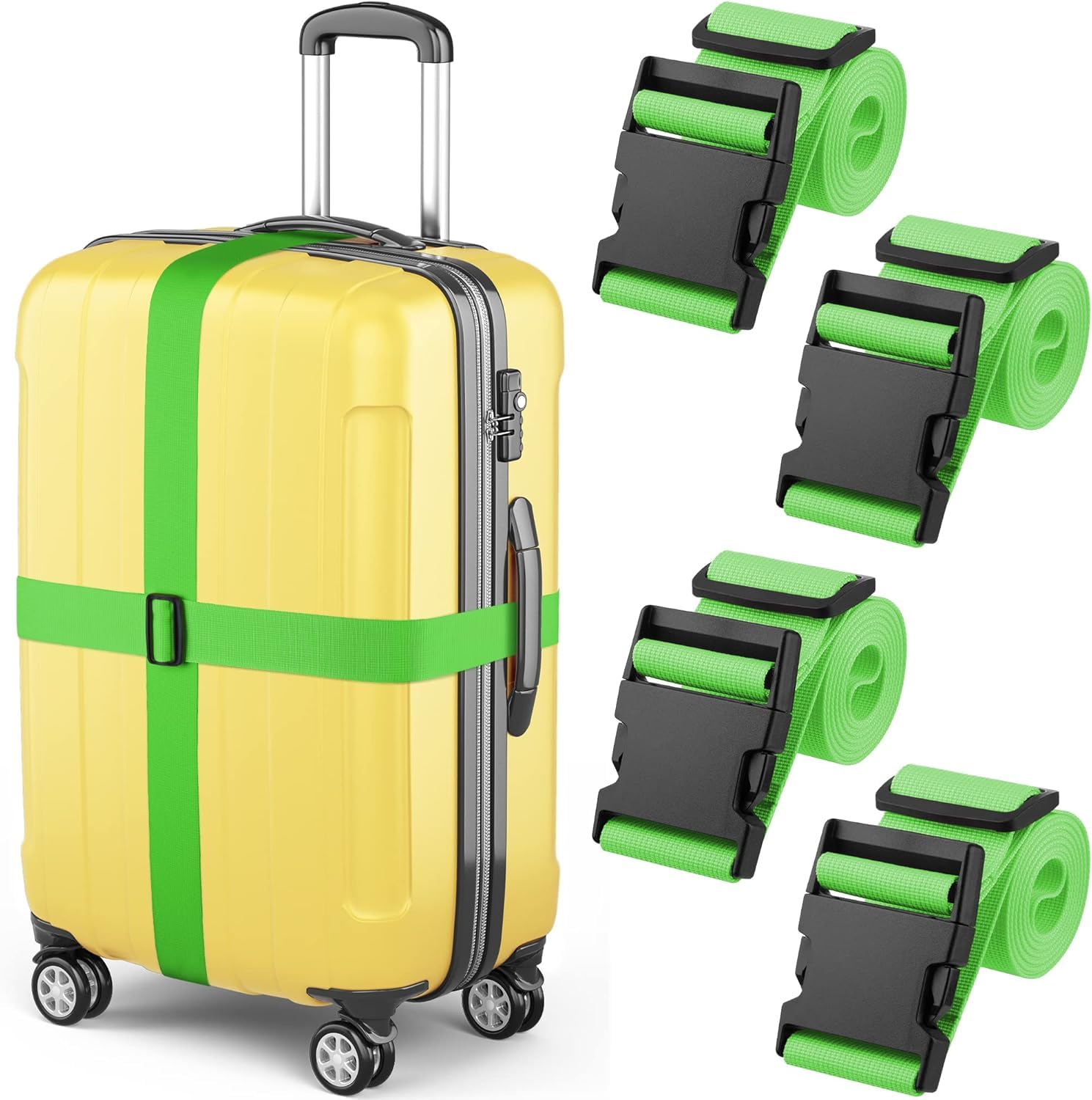 Amazon.com: Luggage Straps - Neon Green, 78