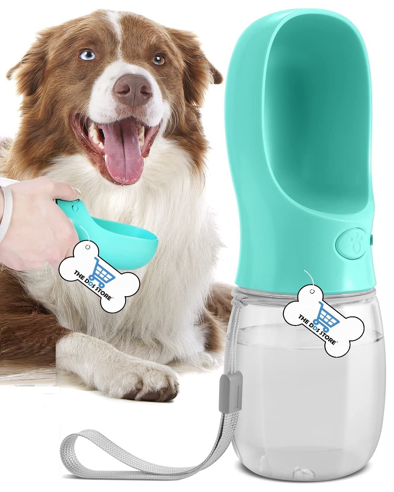 Cozy Puppies Dog Water Bottle, Leak Proof Portable Puppy Water Dispenser with Drinking Feeder for Pets Outdoor Walking, Hiking, Travel, Food Grade Plastic 350 ml (Color May Vary) (B0BZVYLLR1) Amazon Price History, Amazon Price Tracker
