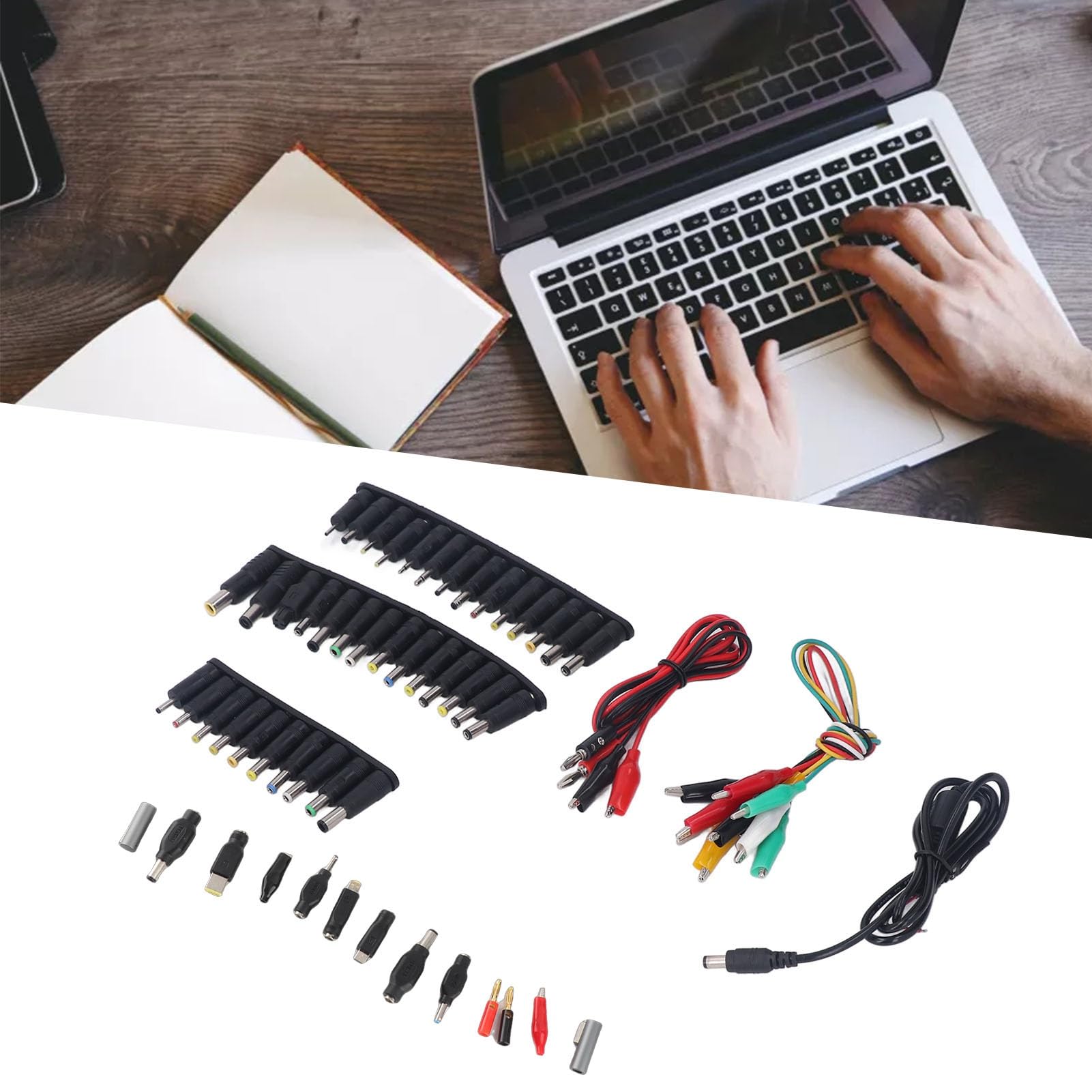 Alomejor Cargador Adaptador de Corriente para Portátil, Juego
