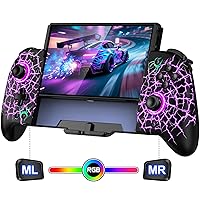 Vista 12 de Spican Switch Controllers for Nintendo Switch/OLED, Full-Size Switch Joy-pad for Better Handheld Mode, Switch Accessories Wireless Pro Controller