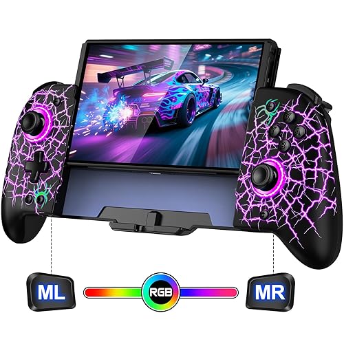 Miniatura 12 de Spican Switch Controllers for Nintendo Switch/OLED, Full-Size Switch Joy-pad for Better Handheld Mode, Switch Accessories Wireless Pro Controller