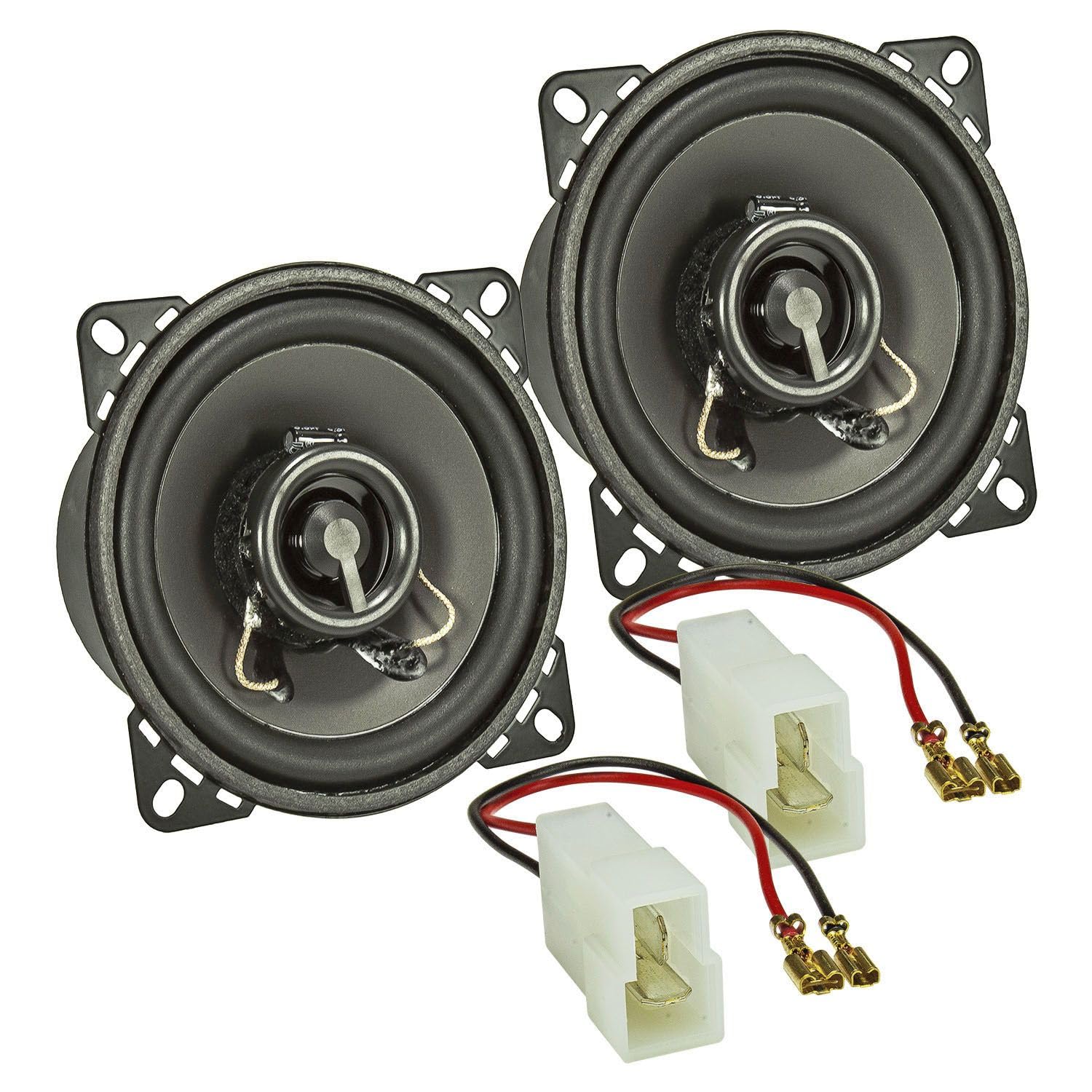tomzz Audio 4054-004 TA10.0-Pro Lautsprecher Einbauset kompatibel mit Suzuki Jimny I FJ 1998-2018 100mm Koaxial System