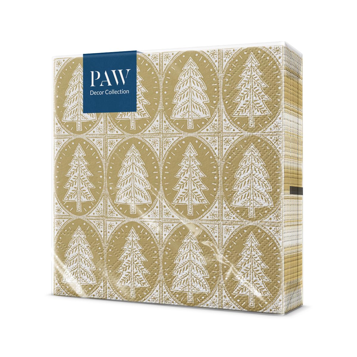 PAW - Servilletas de Papel 3 Capas (33 x 33 cm) | 20 Unidades | Servilletas de Navidad con motivos invernales y navideños | Ideales para la mesa festiva | Color: Christmas Atmosphere — view 12