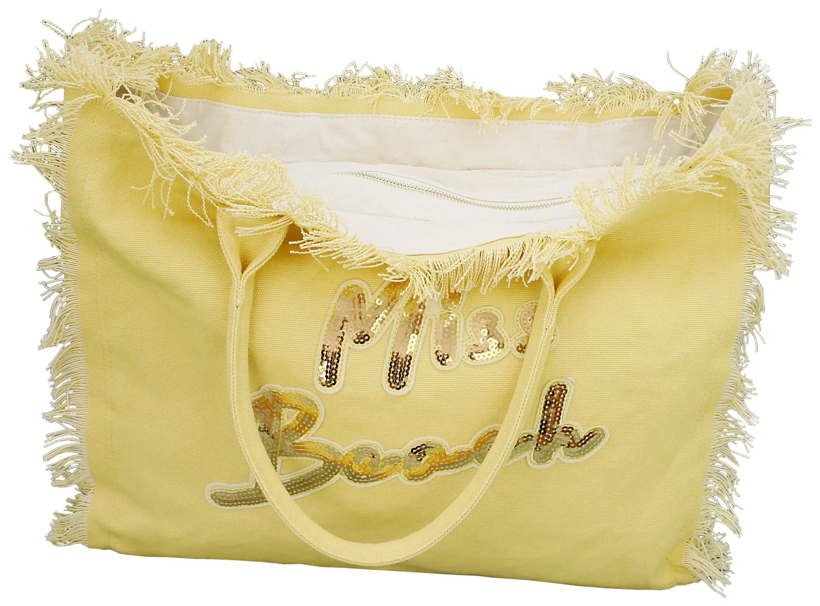 Badetasche Damen XL mit Reißverschluss – Strandtasche