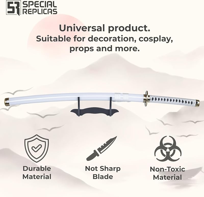 57 SPECIAL REPLICAS Bamboo Anime Katana Cosplay Kard 105cm Roronoa Zoro One Piece